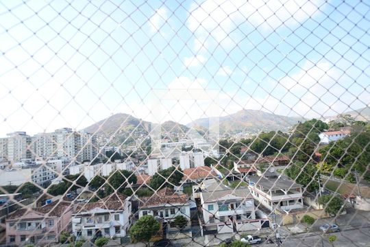 Vista da Sala de apartamento para alugar com 2 quartos, 55m² em Praça Seca, Rio de Janeiro