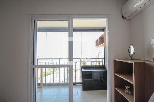 Varanda da Sala de kitnet/studio à venda com 1 quarto, 29m² em Vila Mariana, São Paulo