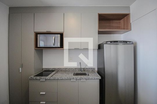 Cozinha de kitnet/studio à venda com 1 quarto, 29m² em Vila Mariana, São Paulo