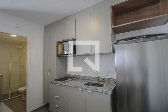 Cozinha de kitnet/studio à venda com 1 quarto, 29m² em Vila Mariana, São Paulo