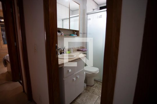 Banheiro da Suíte de apartamento à venda com 3 quartos, 74m² em Liberdade, São Paulo