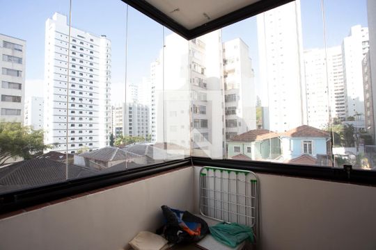 Varanda da Sala de apartamento à venda com 3 quartos, 74m² em Liberdade, São Paulo