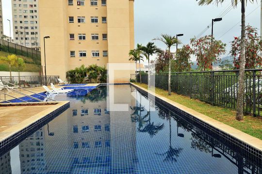 Área comum - Piscina de apartamento à venda com 3 quartos, 57m² em Parque Sao Vicente, Santo André