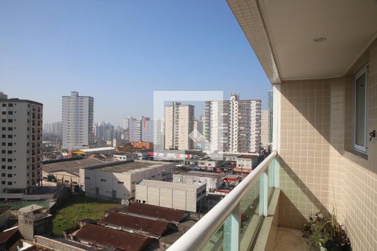 Varanda gourmet de apartamento para alugar com 2 quartos, 74m² em Vila Caiçara, Praia Grande