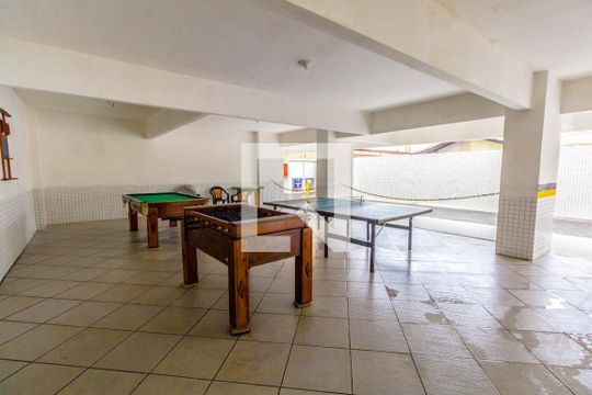 Área comum - Salão de Jogos de apartamento para alugar com 3 quartos, 130m² em Cidade Ocian, Praia Grande