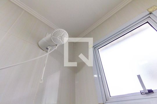 Banheiro Social de apartamento para alugar com 3 quartos, 130m² em Cidade Ocian, Praia Grande
