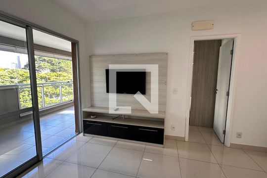 Sala de apartamento à venda com 1 quarto, 53m² em Campo Belo, São Paulo