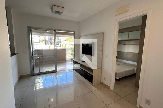 Sala de apartamento à venda com 1 quarto, 53m² em Campo Belo, São Paulo