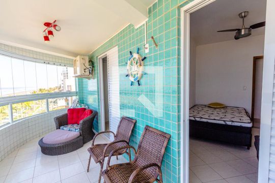 Quarto de apartamento para alugar com 2 quartos, 108m² em Real, Praia Grande