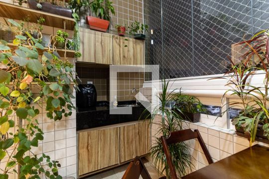 Varanda da Sala de apartamento para alugar com 3 quartos, 97m² em Vila Gumercindo, São Paulo