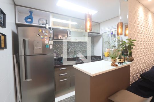 Cozinha de apartamento à venda com 2 quartos, 57m² em Lauzane Paulista, São Paulo