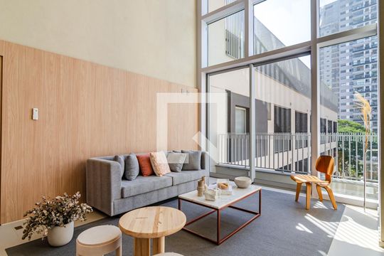Área comum  de kitnet/studio para alugar com 1 quarto, 21m² em Jardim Paulistano, São Paulo