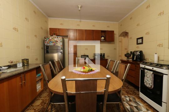 Cozinha de casa à venda com 4 quartos, 100m² em Jardim Progresso, Santo André