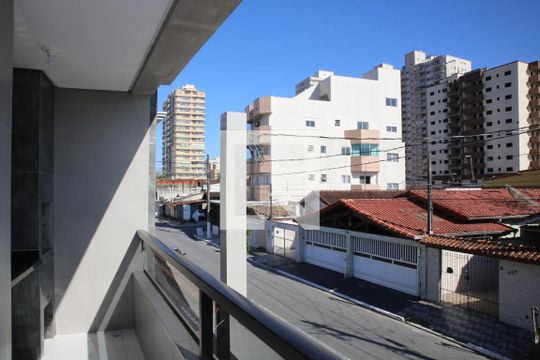 Varanda gourmet de casa para alugar com 2 quartos, 50m² em Aviação, Praia Grande