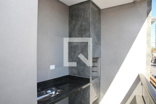 Varanda gourmet de casa para alugar com 2 quartos, 50m² em Aviação, Praia Grande