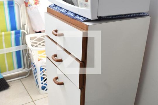 Área de Serviço - Armário de apartamento para alugar com 2 quartos, 47m² em Campo Grande, Rio de Janeiro