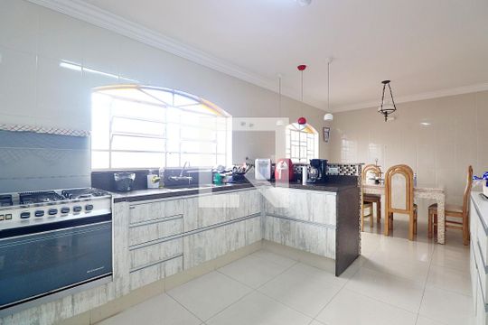 Cozinha de casa à venda com 3 quartos, 190m² em Jardim, Santo André