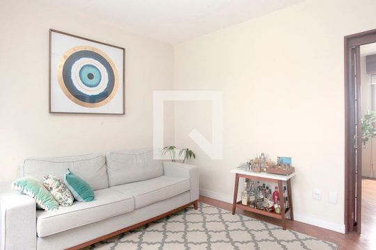 Sala de Estar de apartamento à venda com 3 quartos, 115m² em Jardim Botânico , Porto Alegre
