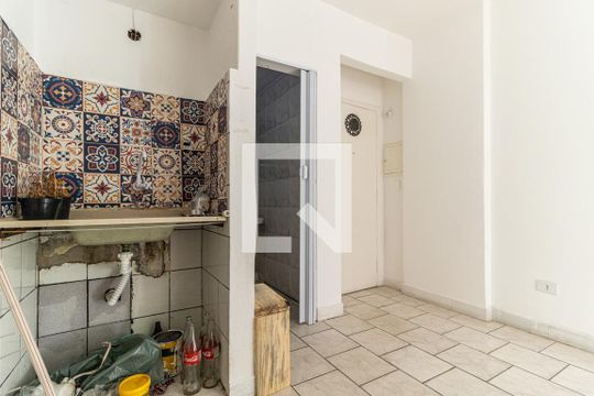 Cozinha de kitnet/studio à venda com 1 quarto, 29m² em Vila Buarque, São Paulo