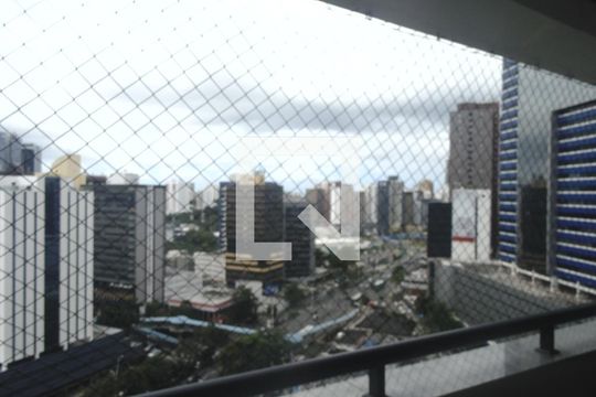 Vista da Sacada de apartamento para alugar com 1 quarto, 50m² em Caminho das Árvores, Salvador