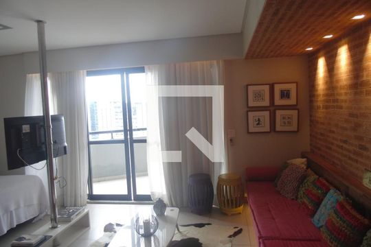 Sala de apartamento para alugar com 1 quarto, 50m² em Caminho das Árvores, Salvador