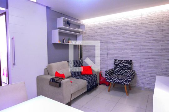 Sala de apartamento à venda com 2 quartos, 50m² em Jardim America, Belo Horizonte