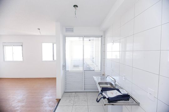 Cozinha de apartamento à venda com 1 quarto, 38m² em Vila Graciosa, São Paulo
