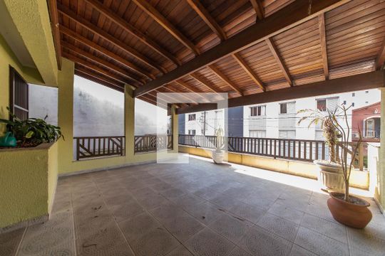 Varanda da Suíte 1 de casa à venda com 4 quartos, 468m² em Olímpico, São Caetano do Sul