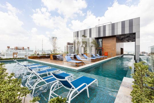 Área comum  de apartamento à venda com 1 quarto, 27m² em Pinheiros, São Paulo
