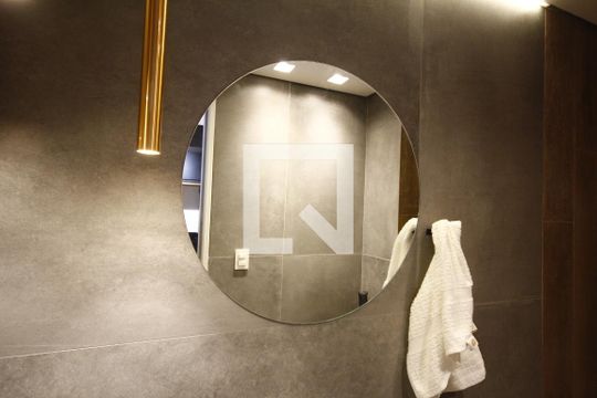Lavabo de apartamento à venda com 1 quarto, 57m² em Jardim Vila Mariana, São Paulo