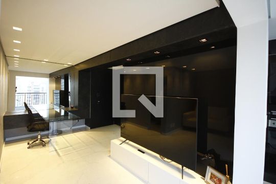 Sala de apartamento à venda com 1 quarto, 57m² em Jardim Vila Mariana, São Paulo