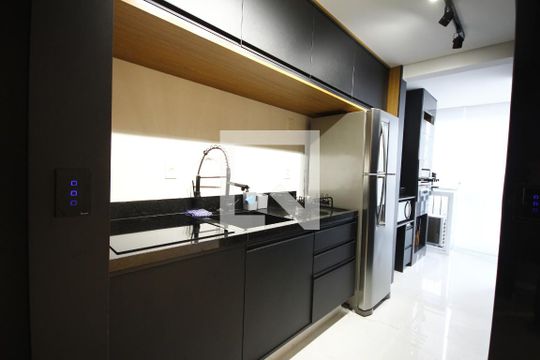 Cozinha de apartamento à venda com 1 quarto, 57m² em Jardim Vila Mariana, São Paulo