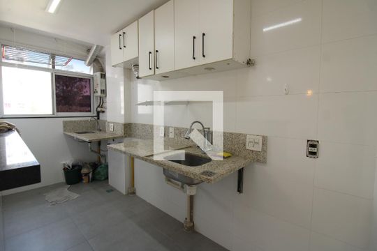 Cozinha de apartamento à venda com 2 quartos, 48m² em Anil, Rio de Janeiro