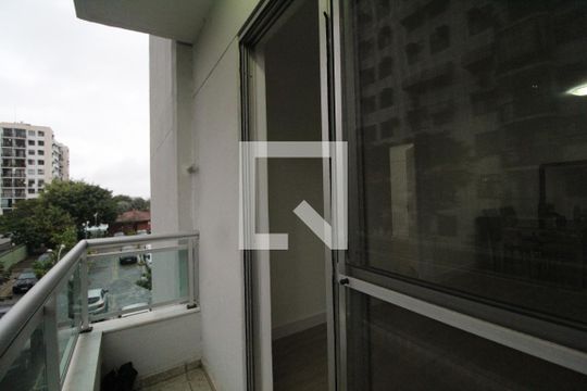 Varanda da Sala de apartamento à venda com 2 quartos, 65m² em Barra da Tijuca, Rio de Janeiro
