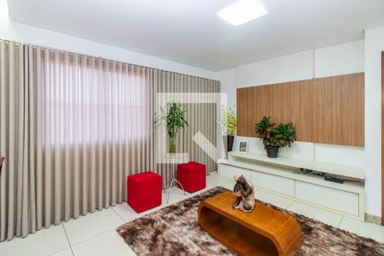 Sala de apartamento à venda com 4 quartos, 200m² em Ana Lúcia, Belo Horizonte