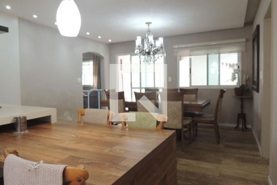 Sala de Jantar e Cozinha de casa à venda com 4 quartos, 250m² em Brooklin Paulista, São Paulo