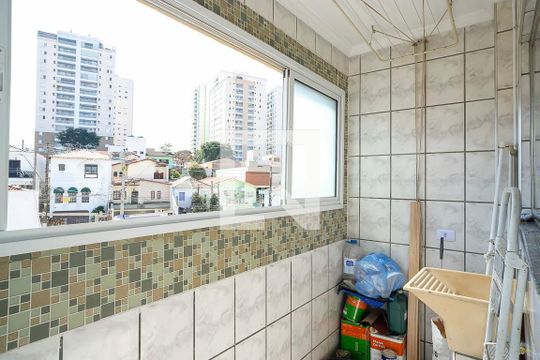 Área de Serviço de apartamento para alugar com 1 quarto, 68m² em Olímpico, São Caetano do Sul