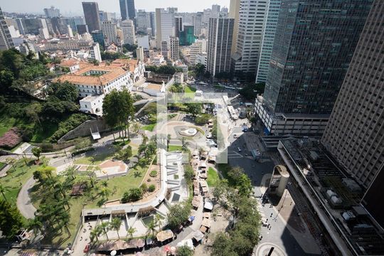 Vista do Quarto de apartamento à venda com 1 quarto, 35m² em Centro, Rio de Janeiro