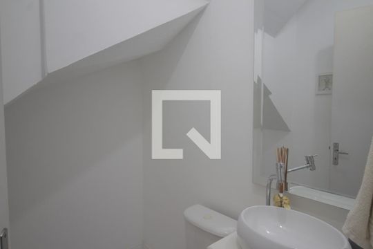 Banheiro 2 de casa de condomínio à venda com 4 quartos, 88m² em Bairro Fátima, Canoas