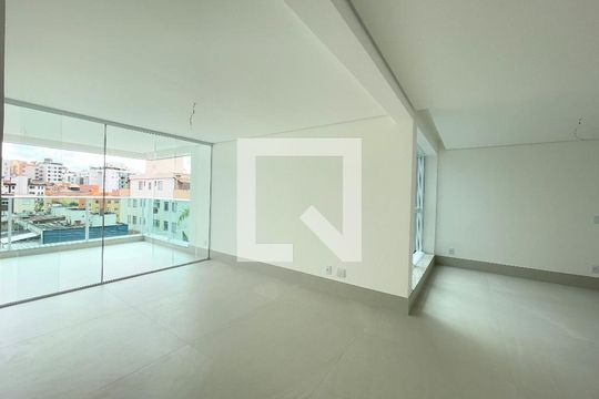 Sala de apartamento à venda com 4 quartos, 156m² em Castelo, Belo Horizonte