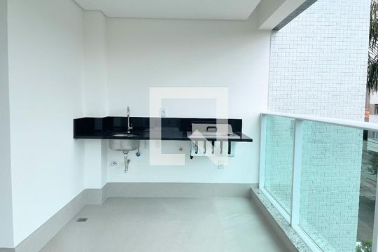 Varanda Gourmet de apartamento à venda com 4 quartos, 156m² em Castelo, Belo Horizonte