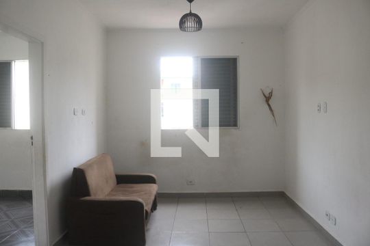 Sala de apartamento para alugar com 1 quarto, 60m² em Cidade Ocian, Praia Grande