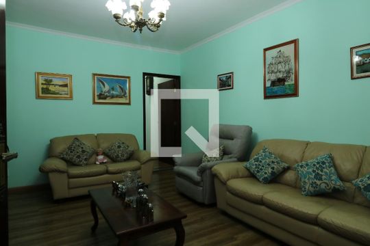 Sala de casa à venda com 3 quartos, 242m² em Vila Eldizia, Santo André