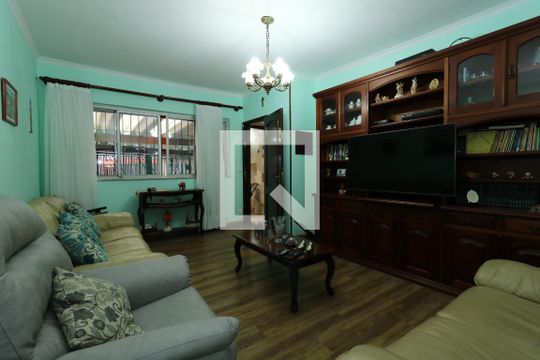 Sala de casa à venda com 3 quartos, 242m² em Vila Eldizia, Santo André