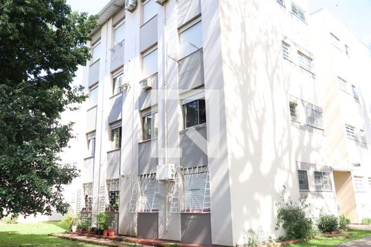 Fachada do bloco de apartamento à venda com 1 quarto, 45m² em São Miguel, São Leopoldo