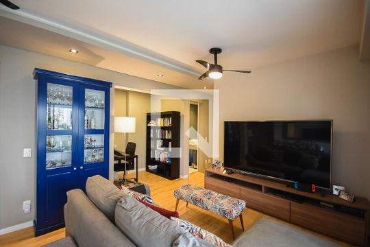 Sala de apartamento à venda com 4 quartos, 130m² em Jardim Caboré, São Paulo