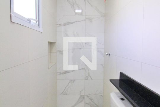 Banheiro da Suíte 1 de apartamento à venda com 3 quartos, 154m² em Vila Camilopolis, Santo André