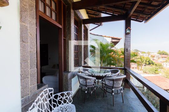 Varanda de casa de condomínio à venda com 3 quartos, 391m² em Anil, Rio de Janeiro
