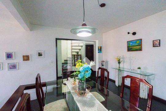 Sala de Jantar de casa de condomínio à venda com 3 quartos, 391m² em Anil, Rio de Janeiro