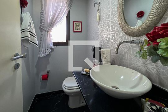 Lavabo de apartamento para alugar com 4 quartos, 450m² em Indianópolis, São Paulo